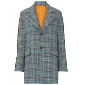 Koche Check Tailor Coat Wool Houndstooth XS